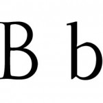 La letra B